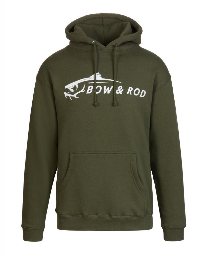 B&R Logo Hoodie | Green - Bow and Rod