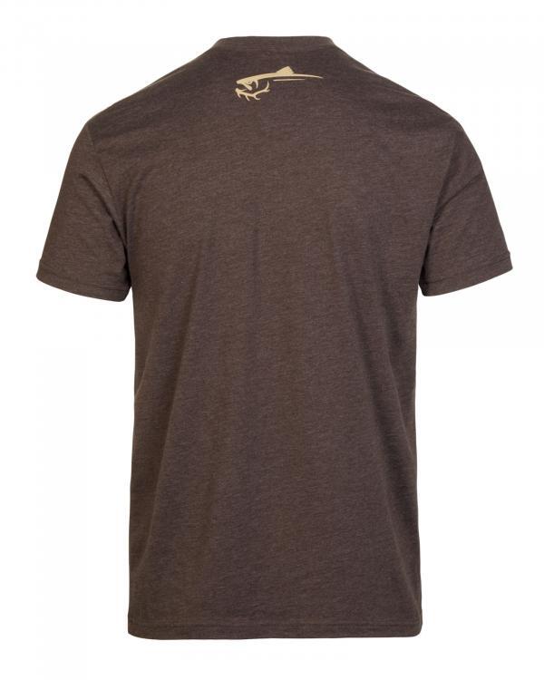 brown bow and rod t-shirt back