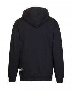 black bow and rod hoodie back