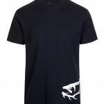 black & white chinook t-shirt - bow and rod