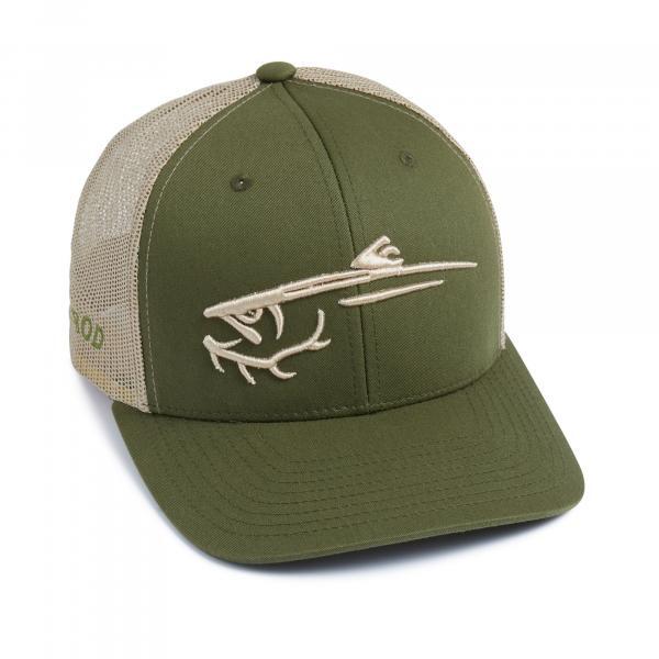 bow & rod chinook hat - green