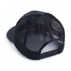 bow and rod charcoal snapback hat