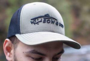 bow and rod fishing hat