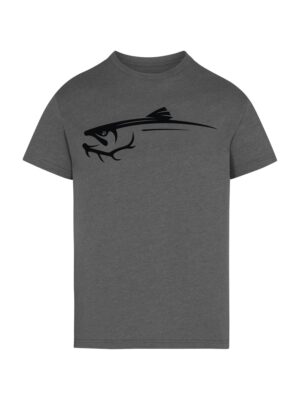 B&R Split Tee | Charcoal